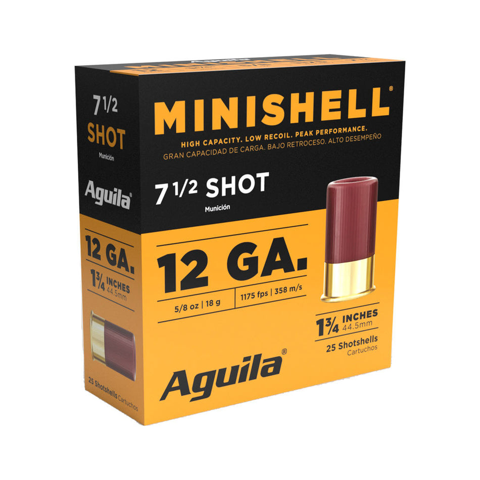Aguila Minishell 12 Gauge 1.75 in / 1.75 in #7.5 5/8 oz