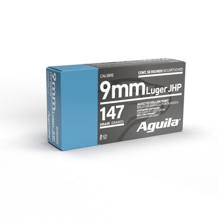 Aguila Handgun 9mm Luger / Parabellum 147 gr JHP ammo