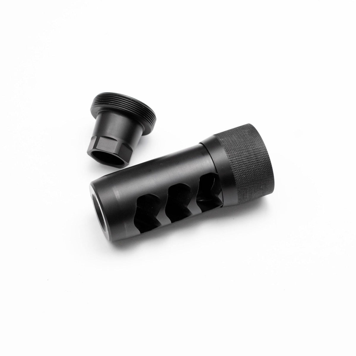 Area 419 Hellfire Self Timing Muzzle Brake 6.5mm Black Nitride 1/2-28 Thread