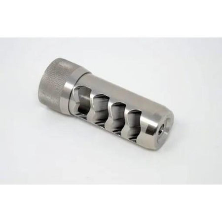 Area 419 Sidewinder Magnum Self-Timing Muzzle Brake 6.5mm Raw Stainless 5/8-24