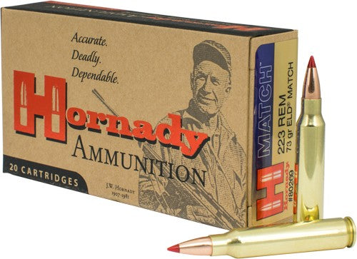 Hornady 80269 ELD Match Extremely Low Drag-Match  73 Grain .223 Remington