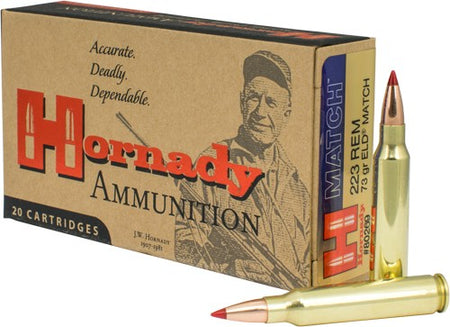 Hornady 80269 ELD Match Extremely Low Drag-Match  73 Grain .223 Remington