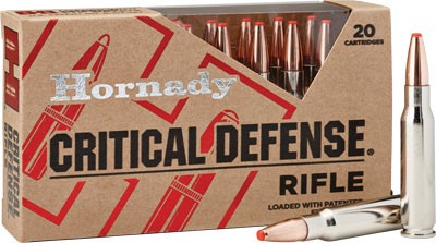Hornady 80920 Critical Defense Flex Tip eXpanding  155 Grain .308 Win / 7.62x51mm
