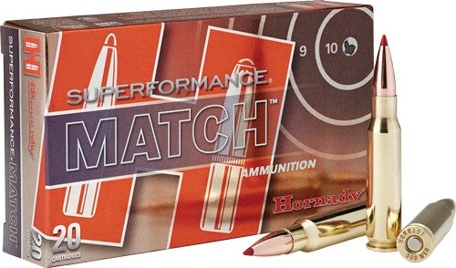 Hornady 80963 Superformance Match ELD Match Extremely Low Drag-Match  168 Grain .308 Win / 7.62x51mm