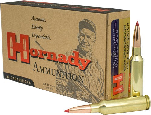 Hornady 81391 ELD Match Extremely Low Drag-Match  108 Grain 6mm Creedmoor