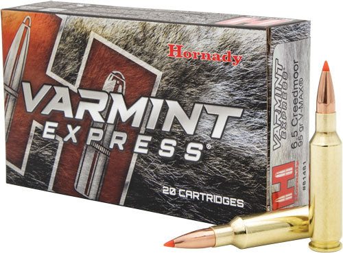 Hornady 81481 Varmint Express Hornady V-Max  95 Grain 6.5mm Creedmoor