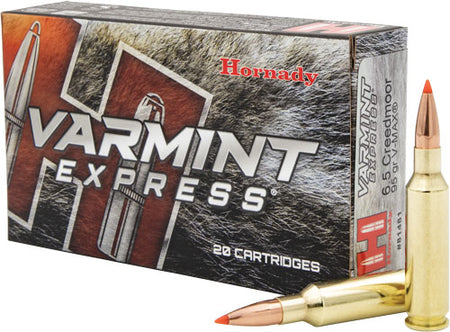 Hornady 81481 Varmint Express Hornady V-Max  95 Grain 6.5mm Creedmoor
