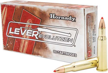 Hornady LEVERevolution .348 Winchester 200 gr PolyTip ammo