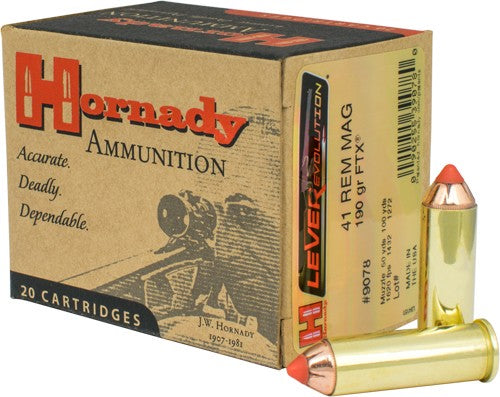 Hornady 9078 LEVERevolution Hornady Flex Tip eXpanding  190 Grain .41 Remington Mag