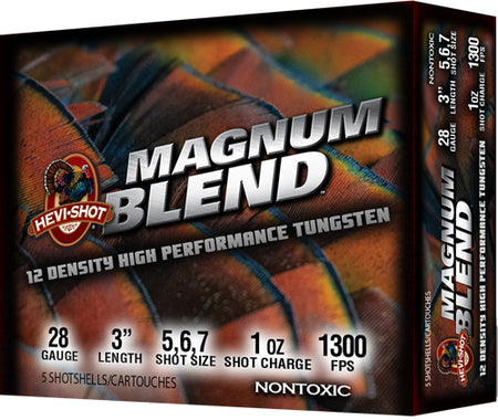 HEVI-Shot HS28567 HEVI-18 TSS Turkey 28 Gauge 3" 1-1/4oz 5/6/7 Shot 1200 FPS.