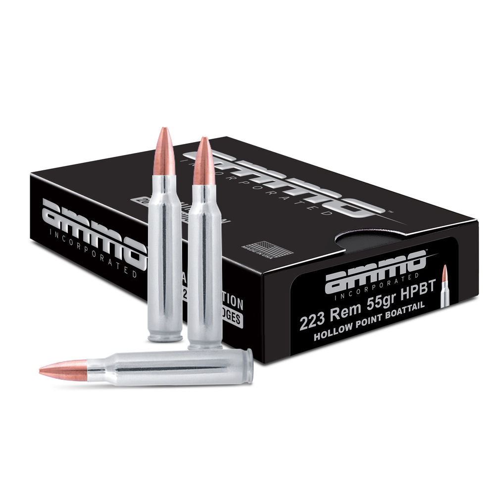 Ammo Inc Shield .223 Remington 55 gr BTHP ammo