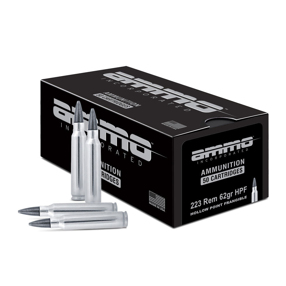 Ammo Inc Shield .223 Remington 62 gr JHP ammo