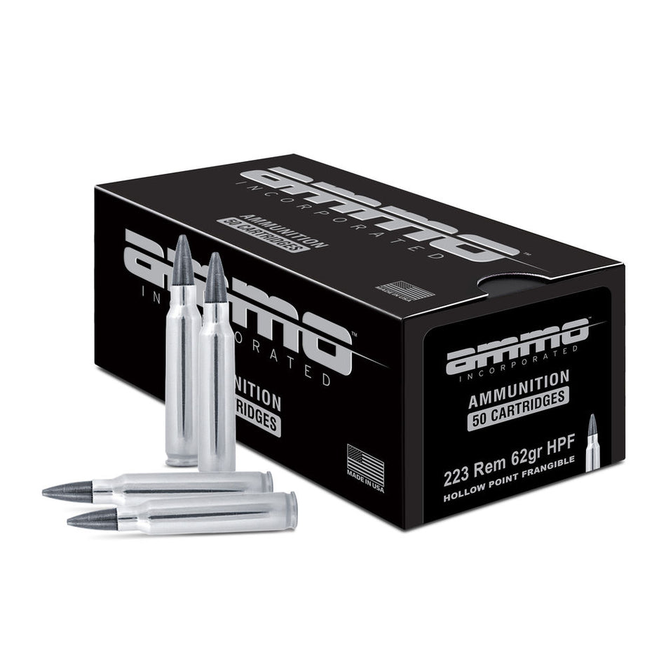 Ammo Inc Shield .223 Remington 62 gr JHP ammo