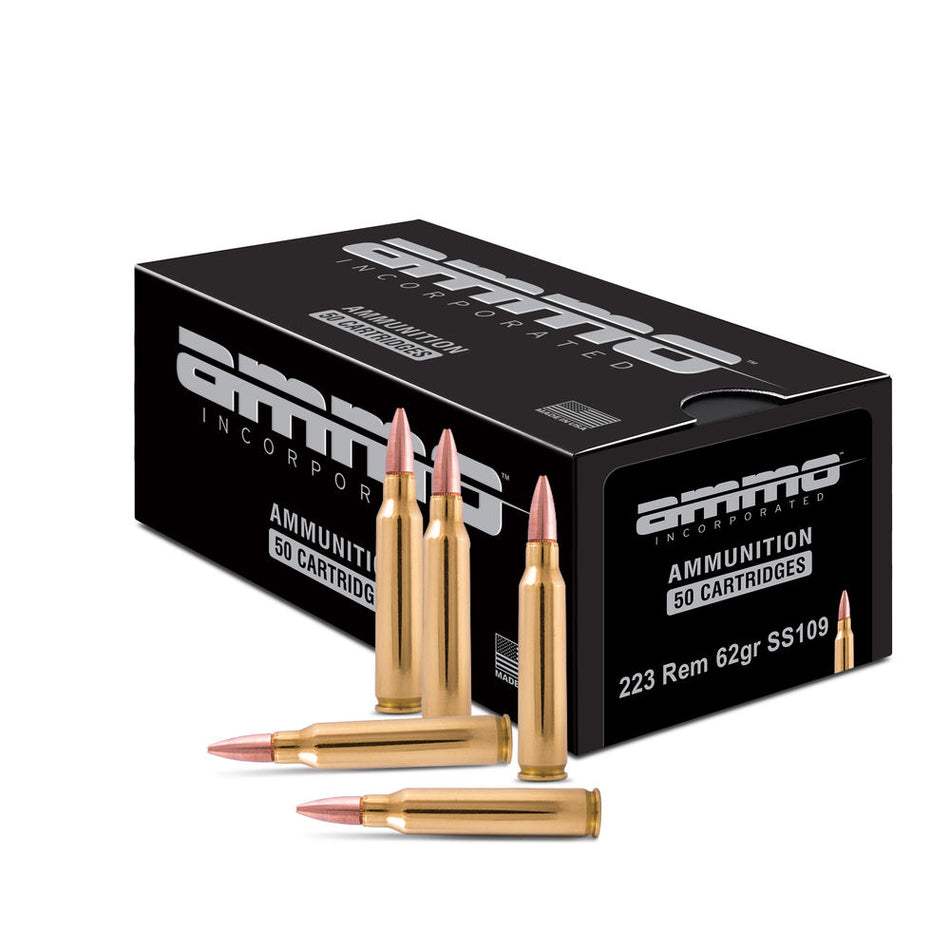 Ammo Inc Shield .223 Remington 62 gr FMJ ammo