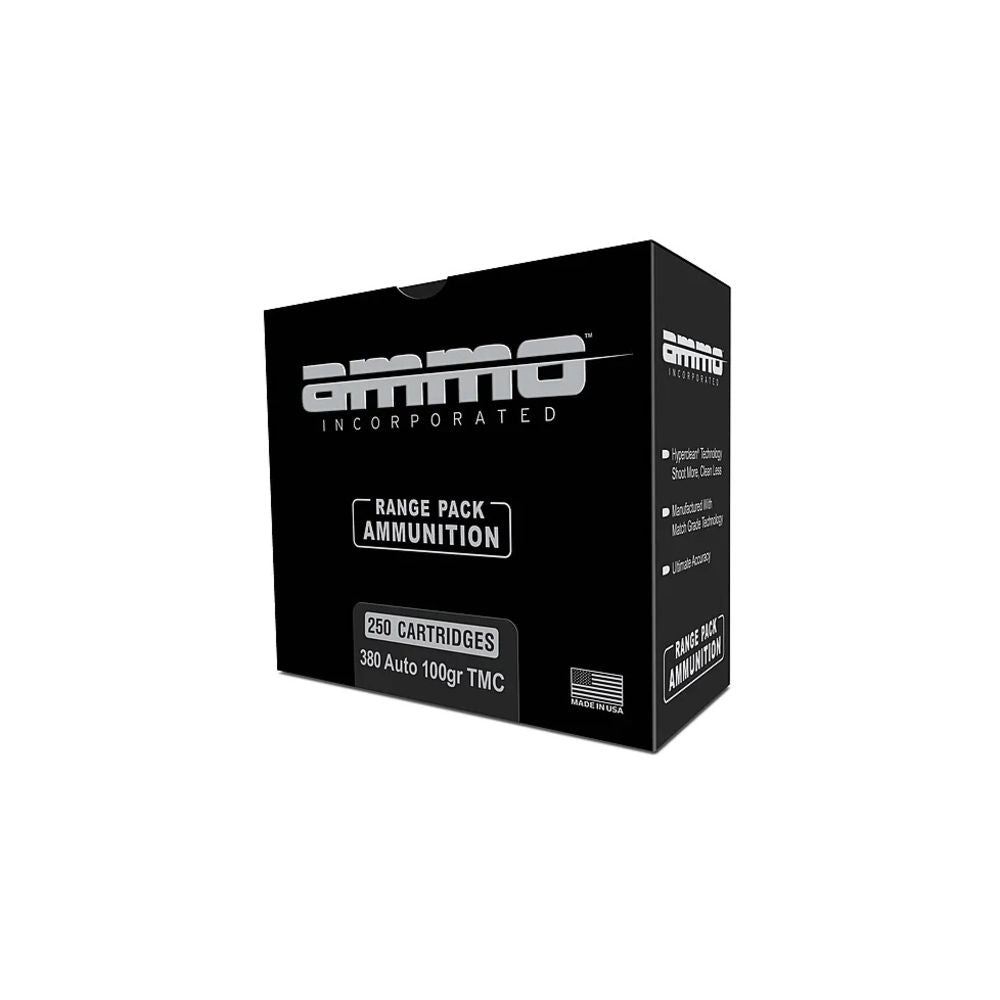 Ammo Inc Signature Range Pack .380 ACP/Auto 100 gr TMC ammo