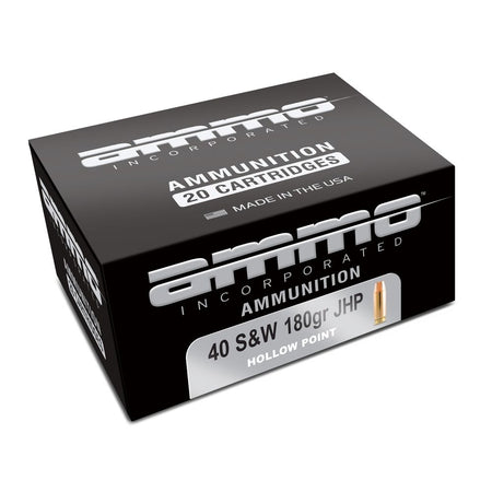 Ammo Inc Signature .40 S&W 180 gr JHP ammo