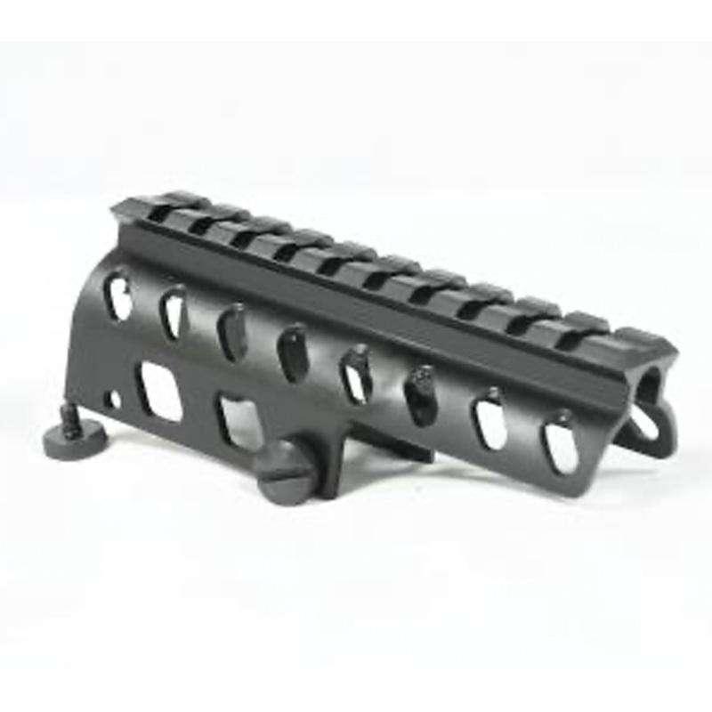 ATI 12 Gauge Nomad Saddle Mount with Picatinny Rail and Thumb Screws Black