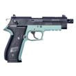 ATI GSG Firefly Handgun .22 LR 13rd Magazine(1) 4.9 Threaded Barrel Mint Green Frame
