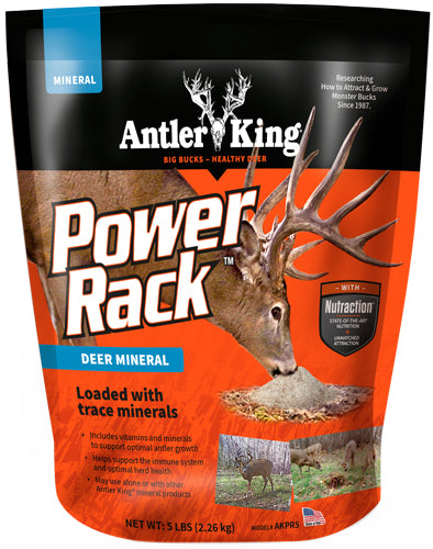 Antler King Power Rack Deer Mineral Supplement 5lb Bag