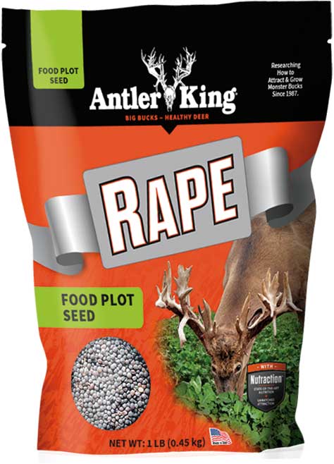 Antler King Rape 1lb Annual Food Plot Seed 1/4 Acre