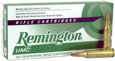 Remington 23813 UMC Jacketed Hollow Point JHP 50 Grain .22-250 Remington