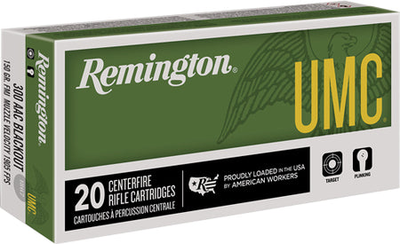 Remington 26854 UMC Full Metal Jacket FMJ 150 Grain .300 AAC Blackout