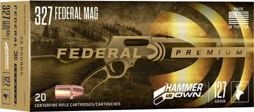 Federal Premium HammerDown .327 Federal Mag 127 gr BHP ammo