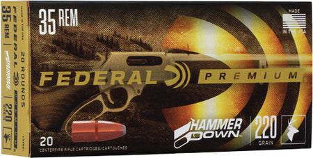 Federal Premium HammerDown .35 Remington 220 gr BHP ammo