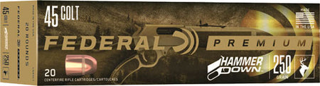 Federal Premium Hammer Down .45 Long Colt 250 gr BHP ammo