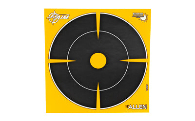 Allen EZ Aim Adhesive Splash Bullseye Targets, 6 Inch, 12 Pack, Reactive Yellow 15255