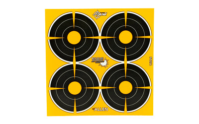 Allen EZ Aim Adhesive Splash Reactive Bullseye Targets, 3 Inch, 12 Sheets 15326