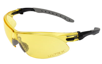 Allen Company ULTRX Keen Safety Glasses, Yellow and Black, Polycarbonate Lenses