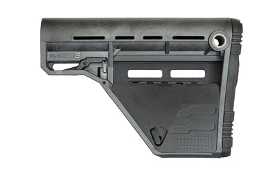 Amend2 Modular Stock with Lower Storage, AR-15 MilSpec Buffer Tube, M-LOK, Carbon Gray