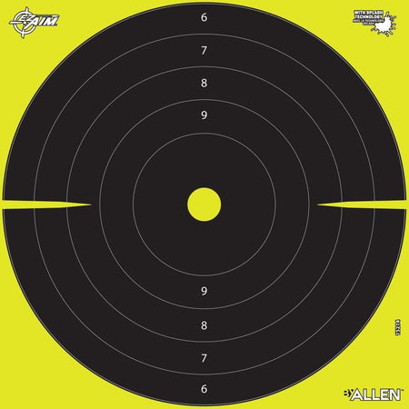 Allen EZ Aim Splash Reactive Bullseye Shooting Target 12.5 inch 30 per Pad