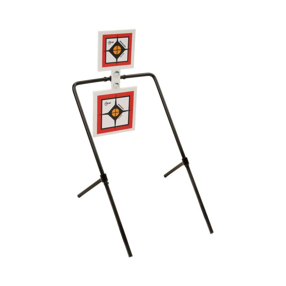 Allen EZ-Aim Hardrock AR500 Square Steel Spinner Targets & Stand 9.5"W x 22.75"H