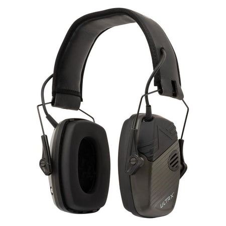 Allen ULTRX Stereo Electronic Ear Muffs 24dB - Olive