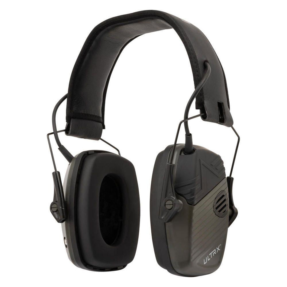 Allen ULTRX Stereo Electronic Ear Muffs 24dB - Olive