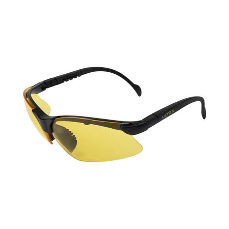 Allen ULTRX Verse Safety Glasses Black Frame Yellow Lenses ANSI Z87+