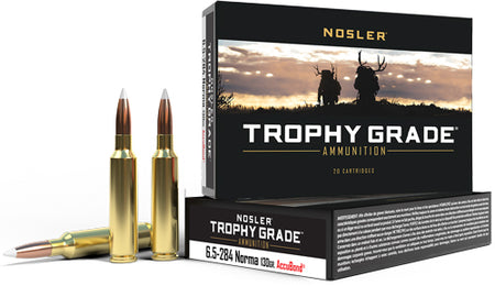 Nosler 60021 Trophy Grade Nosler AccuBond  130 Grain 6.5-284 Norma