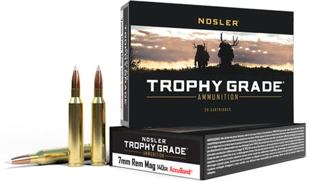 Nosler Trophy Grade AccuBond 7mm RUM 140 gr PolyTip ammo