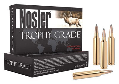 Nosler N60110 Trophy Grade Nosler Spitzer AccuBond Long Range  129 Grain .26 Nosler
