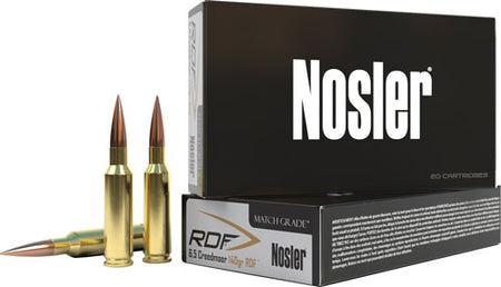Nosler 60115 Match Grade RDF Hollow Point Boat Tail  140 Grain 6.5mm Creedmoor