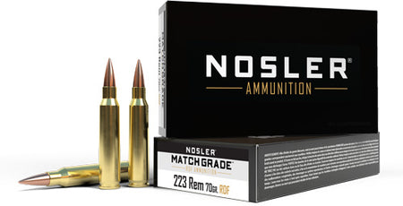 Nosler 60130 Match Grade RDF Hollow Point Boat Tail  70 Grain .223 Remington