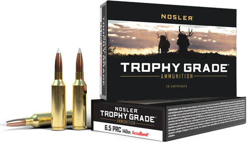 Nosler 61014 Trophy Grade Nosler AccuBond  140 Grain 6.5 PRC