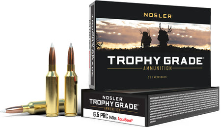 Nosler 61014 Trophy Grade Nosler AccuBond  140 Grain 6.5 PRC