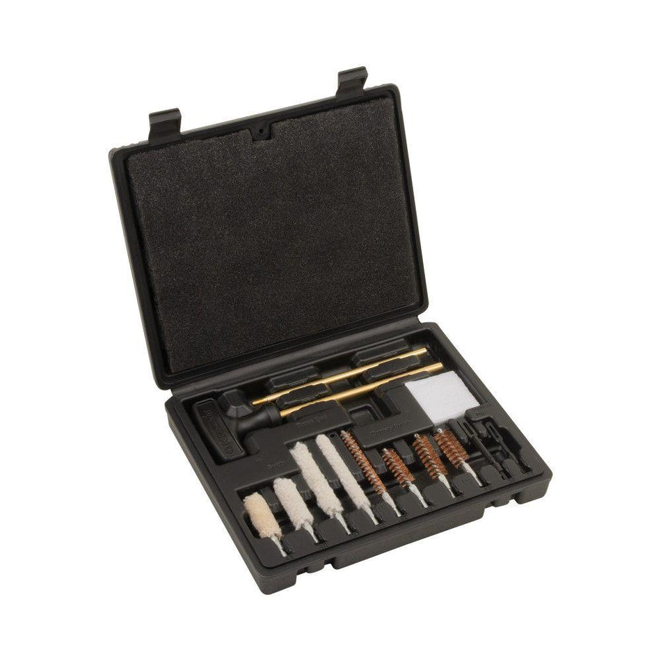 Allen Krome Compact Handgun Cleaning Kit .22 .38 9mm .357 .44 .45 Cal 14-Piece Black
