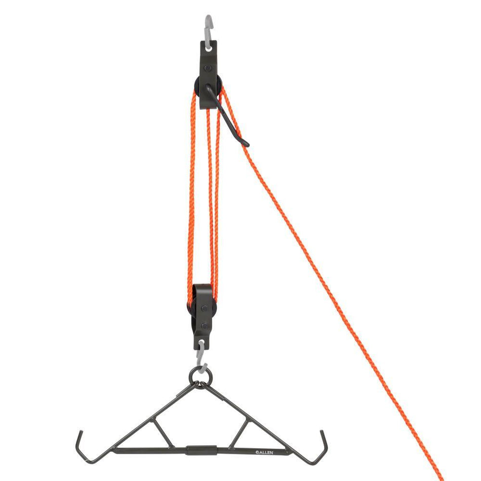 Allen Takedown Gambrel and Hoist Kit Steel 500 lbs Orange