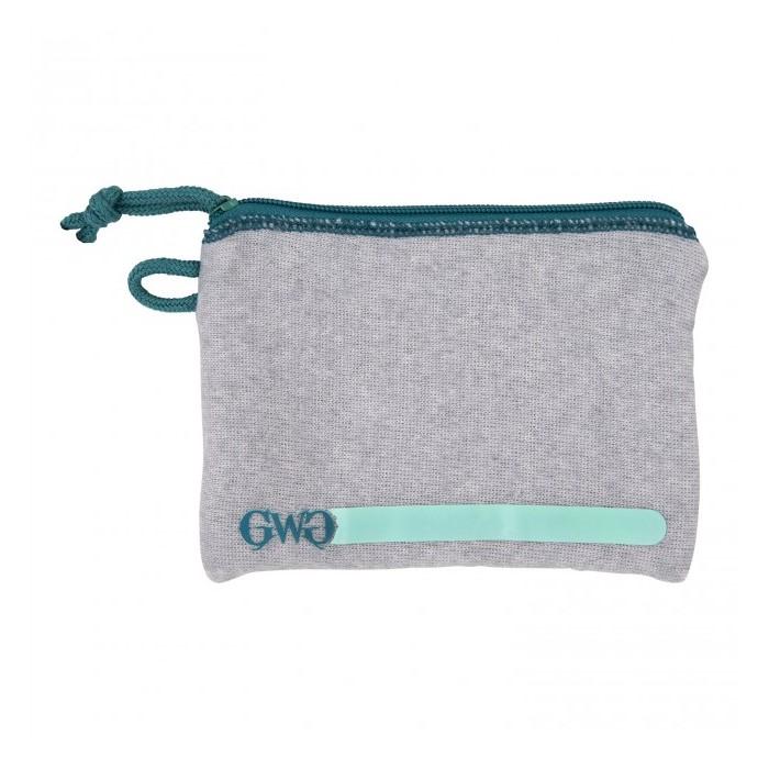Allen Girls With Guns Compact Pistol Storage Pouch - Gray with Blue Accents