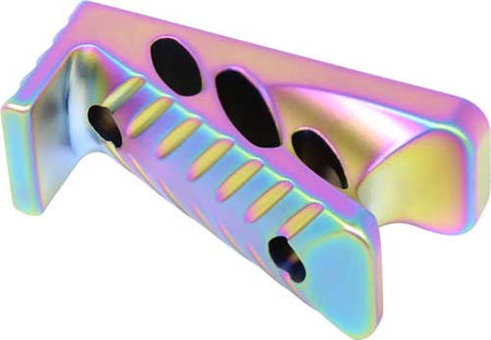 Guntec AR15 Micro Angle Grip Rainbow PVD Coated