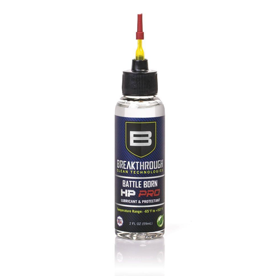 Breakthrough Clean Battle Born HP Pro Gun Lubricant and Protectant 2oz Needle Tip